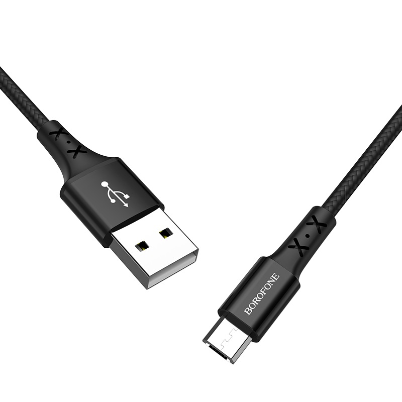 Кабель зарядки Micro-USB Borofone BX20 1m черный в Тюмени
